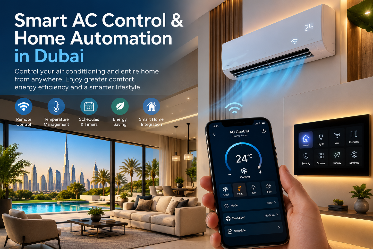 Smart AC Control & Home Automation in Dubai